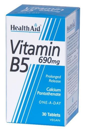 HealthAid Calcio pantotenato Vit B5 30comp. Health Aid