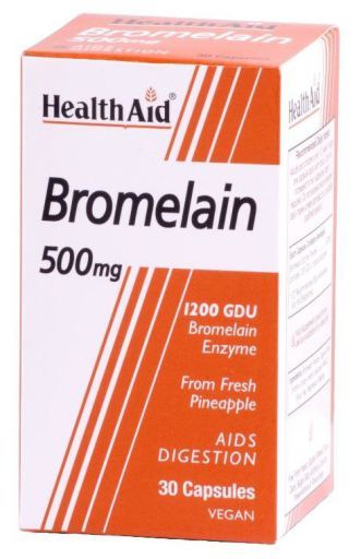 HealthAid Enzimi proteolitici della bromelina 30 capsule