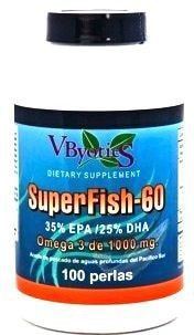 Vbyotics Superfish 60 (35% Epa-Dha 25%) 100Perlas