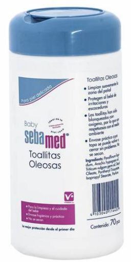 Sebamed Salviette oleose 70 unit&agrave;