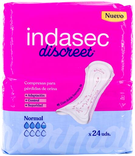 Indasec Assorbenti normali discreti 24 unit&agrave;