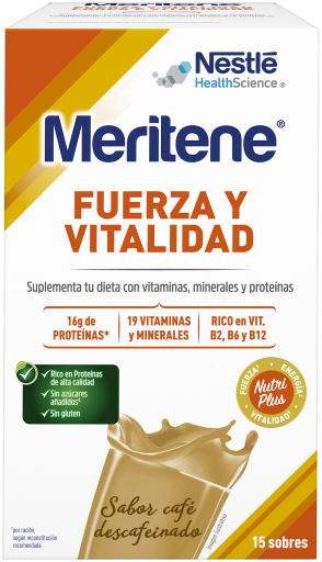 Meritene Frullato di Caff&egrave; Decaffeinato 15x30 gr