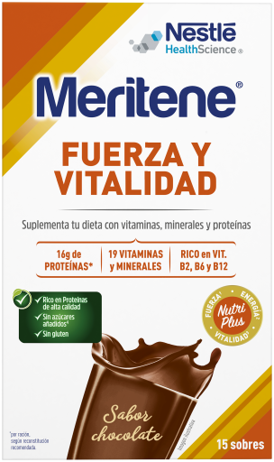Meritene Frapp&egrave; al cioccolato 15x30 gr