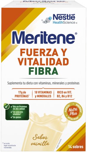 Meritene Meritene Fibra di Vaniglia 14x35 gr