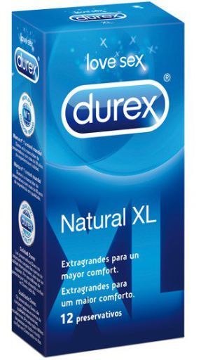 Durex Condom Durex Natural XL 12 uds