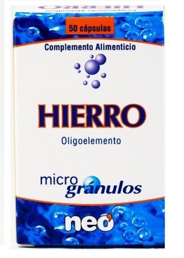 Neovital Health Microgranuli di Ferro 50 Capsule