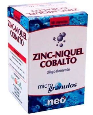 Neovital Health Microgranuli di zinco nichel cobalto 50 capsule