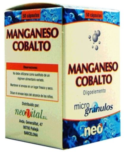 Neovital Health Microgranuli di manganese e cobalto 50 capsule