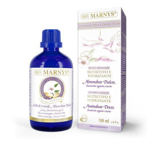 Marnys Olio Massaggiante Idratante e Nutriente Mandorle Dolci 100 ml