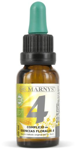 Marnys Complesso floreale Bio Formula 4 Paura-insicurezza 20 ml