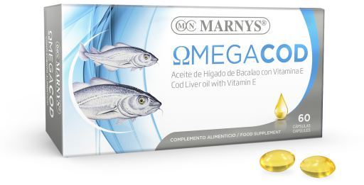 Marnys Omegacod Olio di Fegato di Merluzzo 60 perle x 510 mg