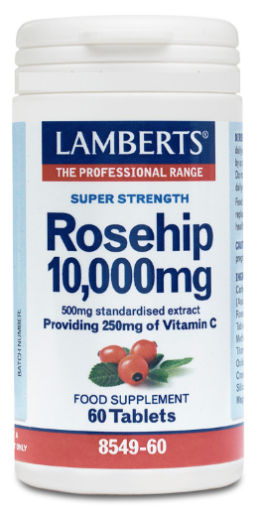 Lamberts Rosa canina 10.000 mg che fornisce 250 mg di vitamina C 60 capsule