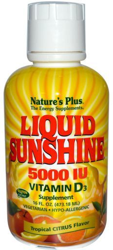 NaturesPlus Liquid sole Vitamina D3 473 Ml.