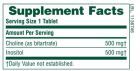 Complesso di colina con inositolo 500 mg - 60 capsule molli