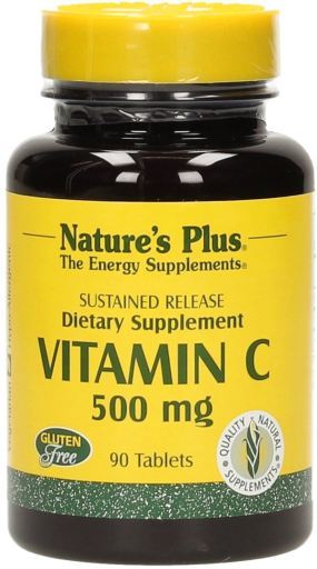 NaturesPlus Vitamina C con Rosa Canina 500mg 90 Compresse