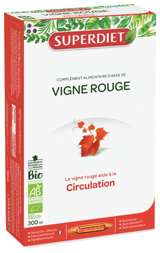Superdiet Vite Rossa Biologica 20 Fiale