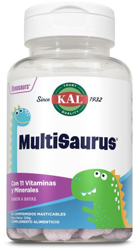 Kal Multisaurus Multinutrients 60 compresse masticabili
