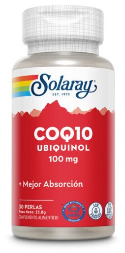 Solaray Coq10 Ubiquinolo 100 mg 30 Perle