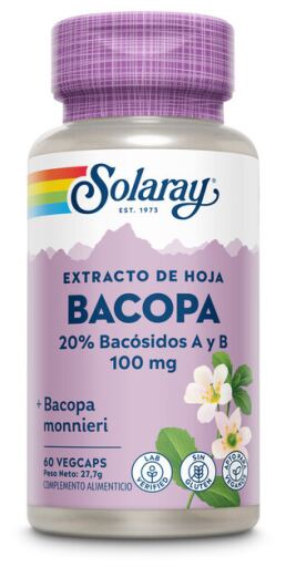 Solaray Bacopa 100 mg 60 capsule vegetali