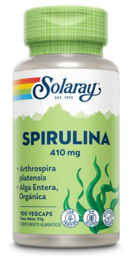 Spirulina 410 mg 100 capsule vegetali