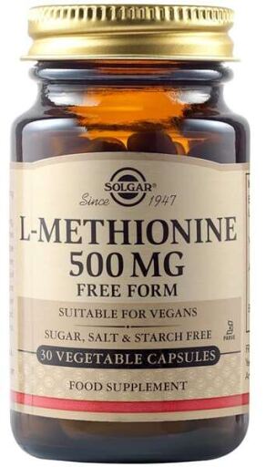 Solgar L-Metionina 500 mg 30 Capsule Vegetali