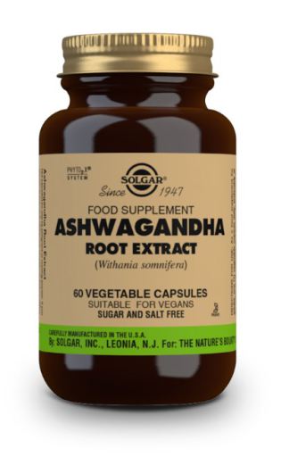 Solgar Ashwaganda Withania Somnifea 60 Capsule