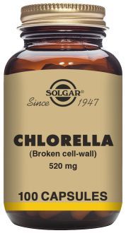 Solgar Clorella con parete cellulare rotta 100 capsule