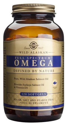 Solgar Capsule Omega 120 a spettro completo di Wild Alaskan