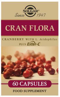 Solgar Cran Flora con Probiotici Plus Ester-C 60 capsule vegetali