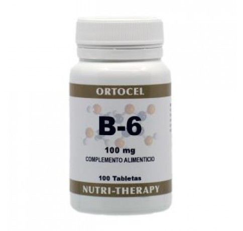 Ortocel Nutri-Therapy La vitamina B-6 100 mg. 100COMP.