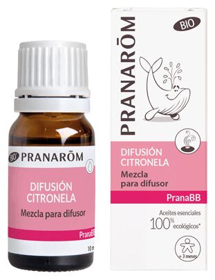 Pranarom Miscela di diffusione di citronella biologica PranaBB 10 ml