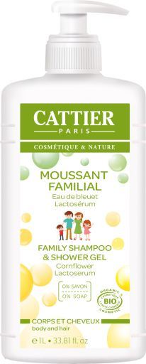 Cattier Gel di Bagno Lactoserum 2 in 1 Bio
