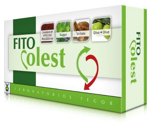 Laboratorios Tegor Supplemento al colesterolo di Fito 60 capsule