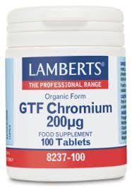 Lamberts Cromo GTF 200 g come Picolinato 100 Capsule