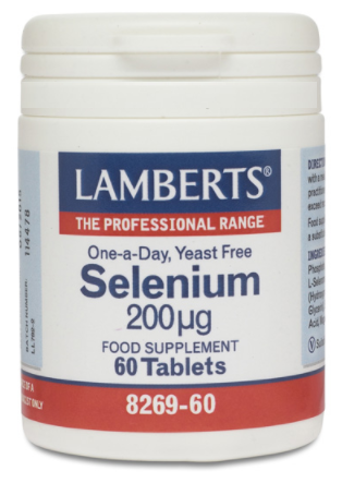 Lamberts Selenio 200 g come l-Selenometionina 60 capsule