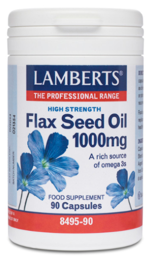 Lamberts Olio di semi di lino 90 Capsule 1000 mg