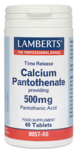 Lamberts Calcio Pantotenato 500 mg con Vitamina B5 60 compresse