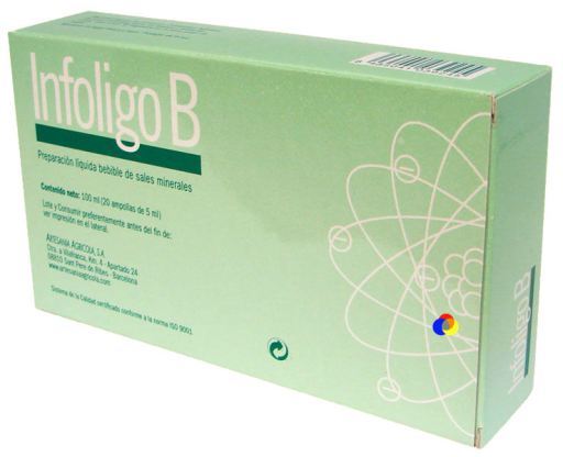 Artesania Agr&iacute;cola Infoligo-B Cu Zn 20 fiale