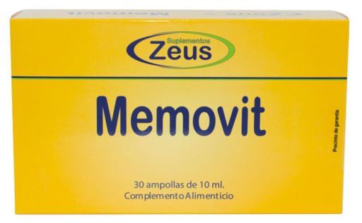 Suplementos Zeus Memovit 30 fiale