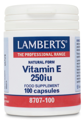Lamberts Vitamina E naturale 250 UI come d-alfa tocoferolo