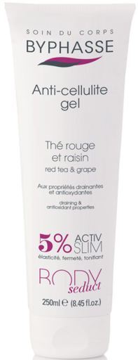 Byphasse Gel Anticellulite al T&egrave; Rosso e Uva 250 ml