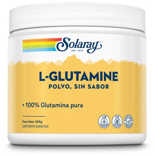 Solaray L-Glutammina in Polvere Aroma Neutro 300 gr