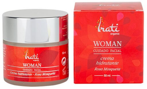 Irati Organic Crema viso idratante alla rosa canina biologica da donna 50 ml