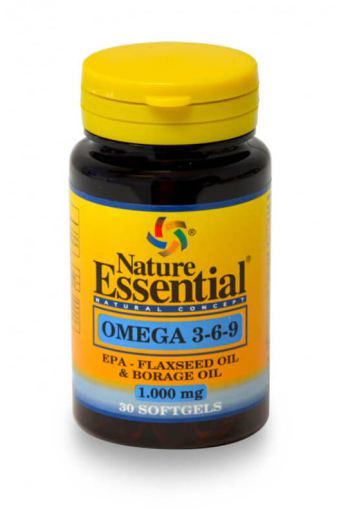 Nature Essential Omega 3-6-9 1000 milligrammi di 30 perle naturali essenziali
