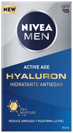 Nivea Men Hyaluron Crema Idratante Antiet&agrave; SPF 15 50ml