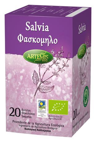 Artemis Bio Bustine per infusione di Salvia 20 x 1,4 g bio