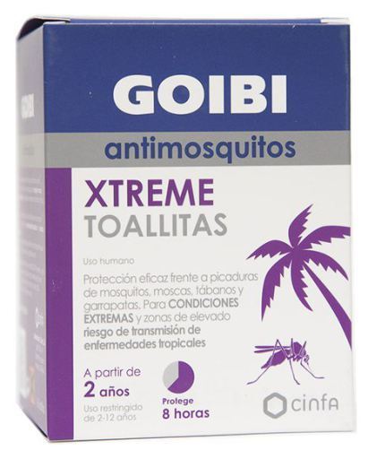 Goibi Salviettine antizanzare Xtreme 16 unit&agrave;