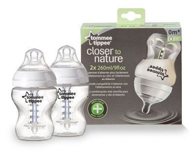Tommee Tippee Biberon anticolica LBA 260 ml 2 unit&agrave;