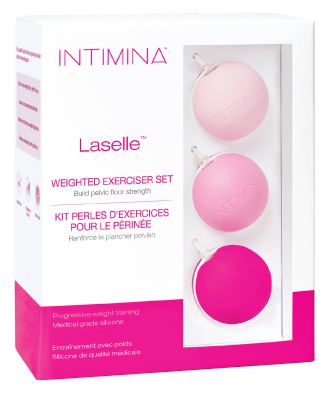 Intimina Palline cinesi Laselle con 3 pesi diversi 28, 38 e 48 gr