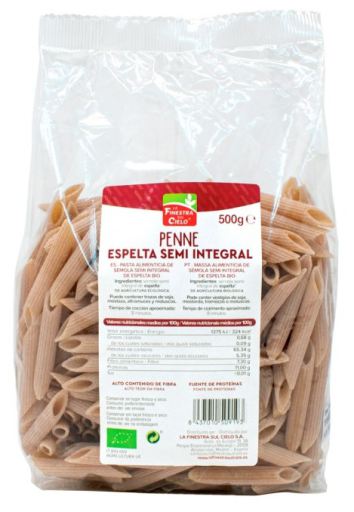 La Finestra sul Cielo Penne di Farro Semintegrale 500 gr